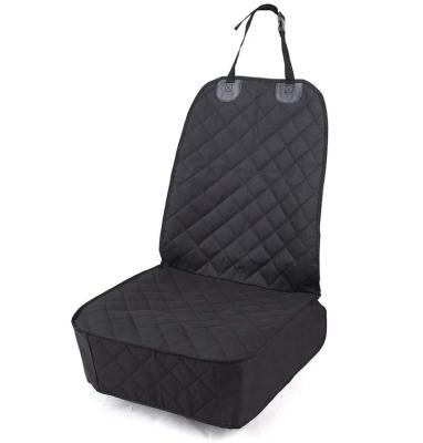 China Black 600D Oxford Car Travel Waterproof Running Car Seat Cover Dog Front Dog Seat Cover for sale