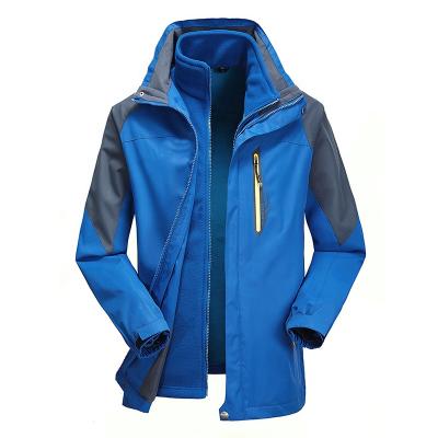 China Sustainable Outdoor Softshell 3in1 Mens Waterproof Windproof Winter Jaket for sale