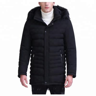 China Winter Viable Russian Mens Wholesale Hooded Black Bubble Jacket for sale