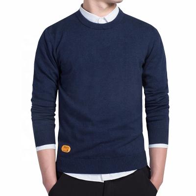 China Wholesale Colored College Anti-Shrink Plain Mens Winter Sweater Hombre for sale