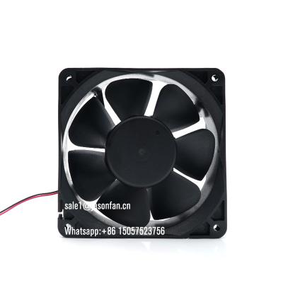 China Factory 120*120*38mm DC12V DC24V Plastic Blower 12038 Axial Fan With Lock Pad for sale