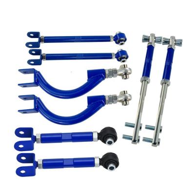 China Full Set Aluminum Adjustable Pull Camber Control Arms For 95-98 240Sx S14 S15 R33 for sale