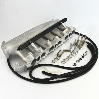 China Intake Manifold Aluminum Plenary Assembly Fuel Rail Throttle Upper Body FOR RB25DET R33 R32 for sale