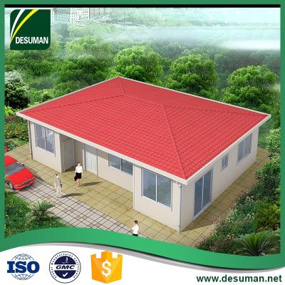 China Steel Villa Architecture Prefab Home Villa Design for sale