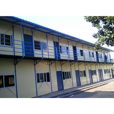 China Hotel Low Cost Steel Frame Prefab House Prefab Movable Housing Prices With Quick Build for sale