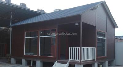 China Prefab Wooden Hotel House With Sandwich Panel for sale