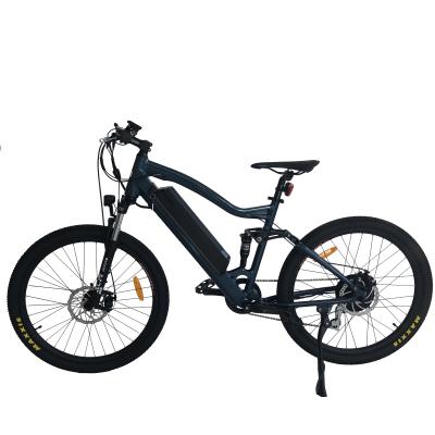 China Good Quality Aluminum Alloy Rear Drive Full Suspension Electric Mountain Bike for sale