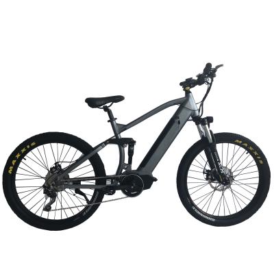 China Good quality aluminum alloy full suspension mountain electric bicycle MTB e bike mid drive electric bike DAPU mid motor for sale