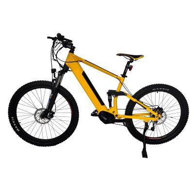 China 2019 Hot Sale 27.5 Aluminum Alloy Mid Drive Full Suspension Electric Mountain Bike for sale