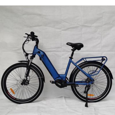 China Aluminum Alloy Cheap Adult Electric Bicycle 27.5 Low Consume Mid Drive Electric City E Bike Road Bike Electric Bike for sale