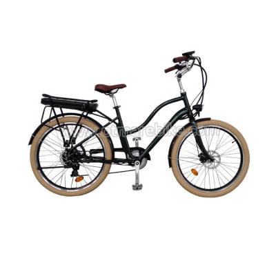 China Aluminum alloy 26 inch rear tire sale rock lithium battery adult electric bicycle Hot retro adult urban electric bicycle electric bicycle for sale