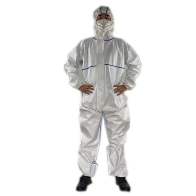 China Safety Anti-Static Disposable Body Suits Clothing Safety Clothing For Pest Control Safety Clothing Heat Seal Tape for sale