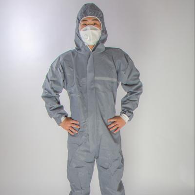 China Breathable disposable coverall suit protect safty disposable coverall work suit for sale