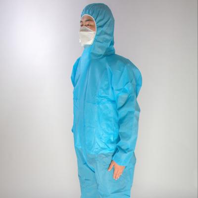 China Disposable Protective Coveralls PP Suit Men's Disposable Working Coveralls for sale