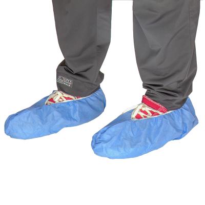 China Work Protection Factory Outlet Boot Cover Nonwoven Fabric Blue Disposable Shoe Cover High Quality for sale