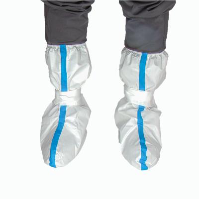 China Medical Disposable Medical Shoe Covers Breathable OEM PP PE Waterproof Shoe Cover for sale