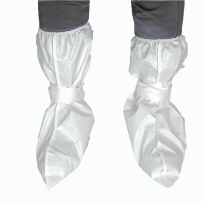 China Hospital Wholesale Anti-dust Breathable Cover Shoes White Waterproof PP PE Disposable Shoe Covers for sale