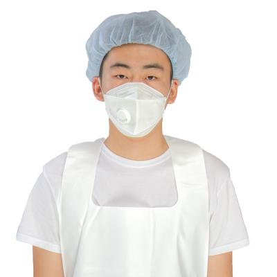 China Disposable Non Woven Work Protective Hat Workshop Round Head Cover Disposable Fluffy Cap for sale