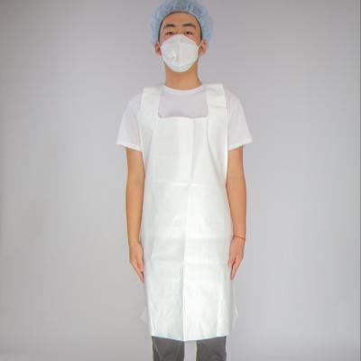 China Working Protective Waterproof And Dustproof Nonwoven Disposable Apron for sale