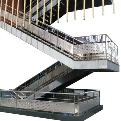 China Custom Industrial Outdoor Steel Staircase Steel Steps Steel Staircase for sale