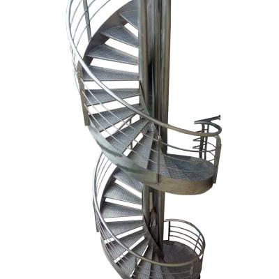 China Minimalist Prefab Stairs Outdoor Stair Railing Kits Spiral Staircase for sale