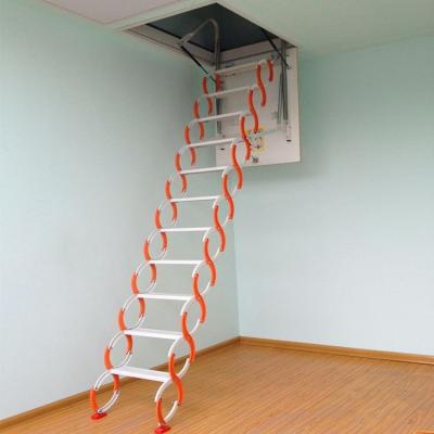 China Modern Attic Lifts Metal Telescopic Attic Stairs Interior Used Manual / Motorized Attic Ladder for sale