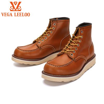 China Anti-slippery British Martin Boots High Quality Genuine Tooling Retro Leather Boots Couple Ankle Boots for sale