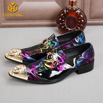 China Luxury Celebrity Personality Fashion Party Shoes High-end Anti-slippery Banquet Men's Stylish Shoes For Men for sale