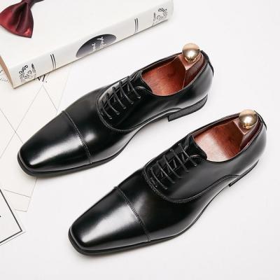 China Anti-odor cheap price men genuine leather formal shoes, European formal shoes for men, high quality elegant men shoes for sale