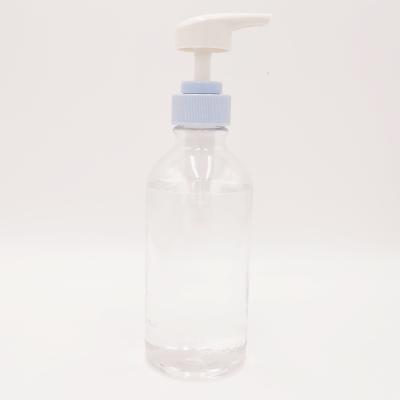 China New Custom Colored 360ml Cylinder Eco-friendly Round Clear Bottle Plastic Pump Squeezer Cosmetic PET Facial Detergent Bottles for sale