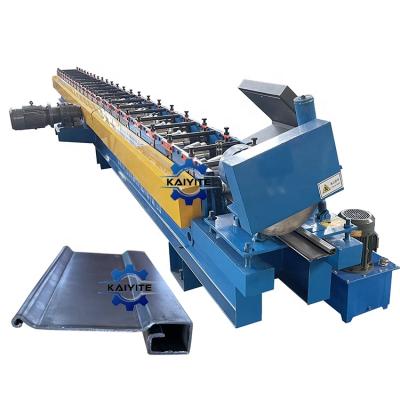 China Garment Shop Roller Shutter Door Bottom Rail Guide Panel Roll Forming Machine for sale