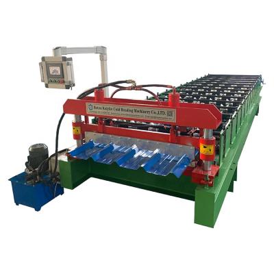 China Building Construction Steel Metal Roof Iron Roofing Zinc Sheet Trapezoidal Roll Forming Machine for sale