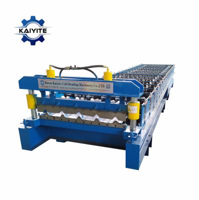 China Steel Construction Struction Metal Roofing Sheet Roll Forming Machine Iron Roofing Sheet Making Machine for sale