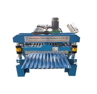 China Corrugated Struction Metal Roofing Sheet Steel Construction Cover Making Machine for sale