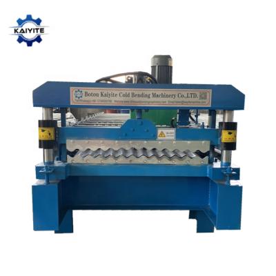 China Automatic Hotels Corrugating Roof Sheet Making Machine Price List for sale