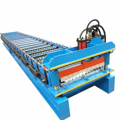 China Building Material Stores Metal Roofing Sheet Corrugator Iron Sheet Roll Forming Making Machine, Cold Galvanizing Line for sale