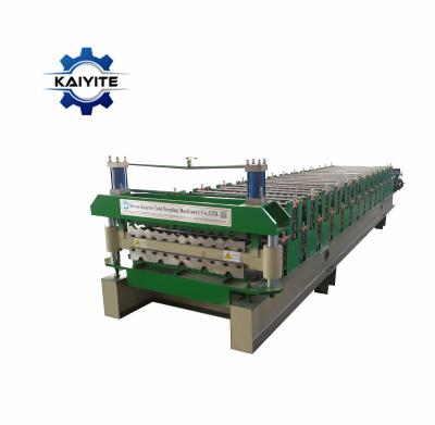 China Steel Struction Building South Africa Double Layer Roofing Sheet Roll Forming Machine for sale