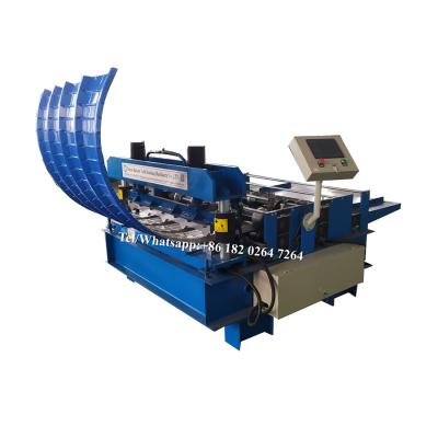 China Steel Struction Structural Metal Arched Curving Trapezoidal Roof Sheet Machine for sale