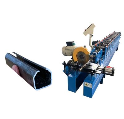 China Steel Struction Building Saw Cut C Channel Automatic Purlin Roll Forming Machine For Ukraine for sale