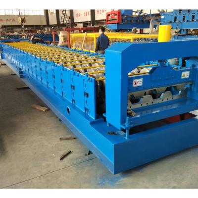 China Factory Metal Steel Floor Support Decking Sheet Plate Roll Forming Machine Door for sale