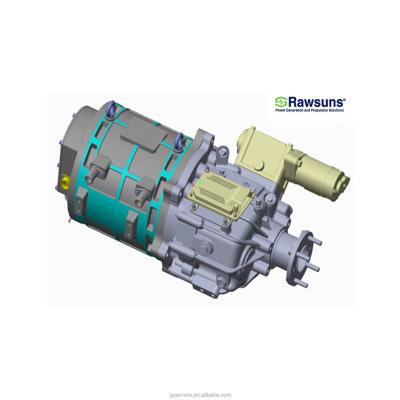 China Rawsun 60-110Kw RAD941 Electric Vehicle Motor For 4.5 Ton Truck Motor Electric AC Motor With RAD941 Motor Control for sale