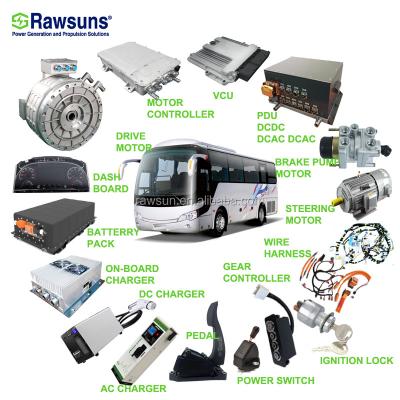 China OME Drive EV Conversion Kit Waterproof Electric Bus Steering Wheel Automotive Control For City Passenger Bus 10m for sale