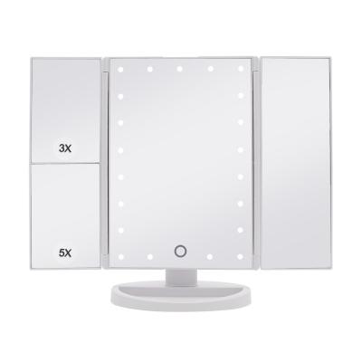 China Art Decor Living Room Decorative LED High-definition Makeup Light Gray Desktop Mirror, Direct Filling Makeup Mirror for sale