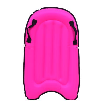 China Women Lightweight Portable Nylon Spinning With Handles Kids Inflatable Bodyboard For Slip N Slide for sale