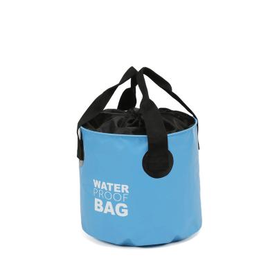 China Portable Camouflage Folding Bucket Fishing Bag For Toto Bag Bucket Garden Tool Bag for sale