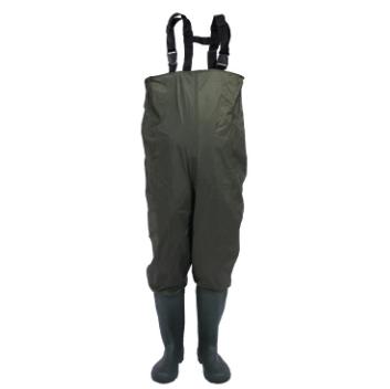 China waterproof & Custom Made Eco-friendly PVC Chest Wader Multifunctional Chest Wader For Fishing for sale