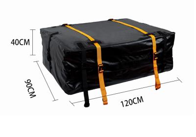 China Durable Car Roof Bag Roof Top Cargo Carrier Bag 20 Cubic Feet Waterproof Includes Mat Reinforced Straps Door Hook Anti-Slip Luggage Lock for sale