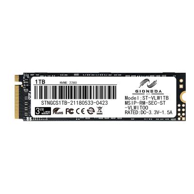 China PCIE Protocol NVMe SSD 128GB 256GB 512G 1TB 2TB PCIe 2280 M.2 M2 SSD 1tb Solid State Disk for sale