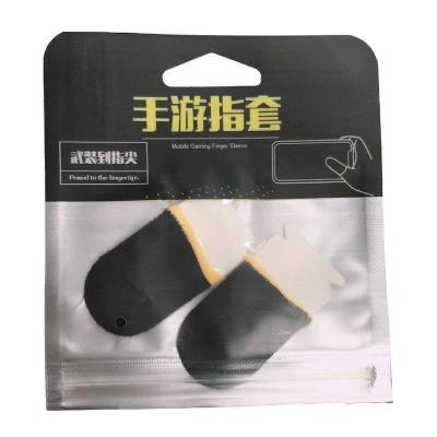 China High Quality A Bag of Game 2 Mobile Thumb Covers Carbon Fiber Mobile Joystick Screen Touching Finger Glove Controller for PUBG Thumb Covers for sale