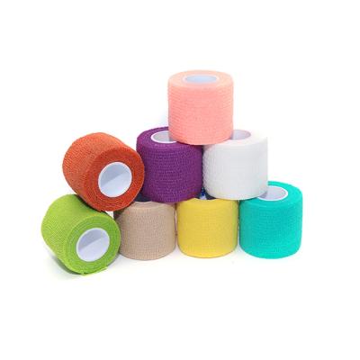 China Highly Elastic Breathable Self Adhesive Medical Surgical Tape Lightweight Elastic Cohesive Cohesive Bandage for sale